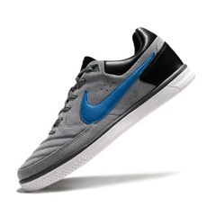 Nike Street Gato Indoor Grey and Blue IC Football Boot