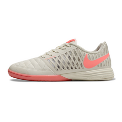 Nike Lunar Gato II Grey and Pink Indoor IC Football Boot