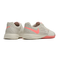 Nike Lunar Gato II Grey and Pink Indoor IC Football Boot