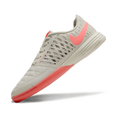Nike Lunar Gato II Grey and Pink Indoor IC Football Boot