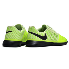 Nike Lunar Gato II Green and Black Indoor IC Football Boot