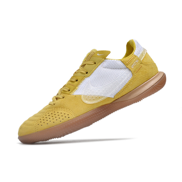 Chuteira Futsal Nike Streetgato IC Amarela e Branca - VENI Futebol