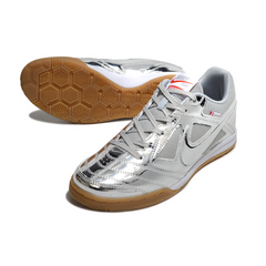 Nike SB Gato X Supreme Silver Indoor IC Football Boot