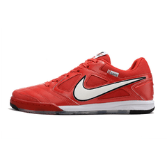 Chuteira Futsal Nike SB Gato X Supreme IC Vermelha, Branca e Preta - VENI Futebol