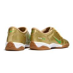 Nike Total 90 III Gold and Green Indoor IC Football Boot
