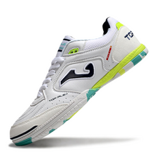 Joma Top Flex Rebound White Green Yellow Indoor IC Football Boot