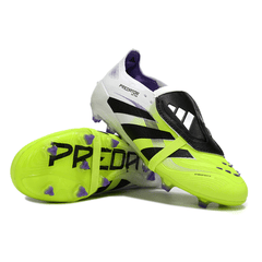 Adidas Predator 25 Elite Tongue White and Light Green Firm Ground