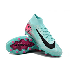 Nike Air Zoom Mercurial Superfly 10 Elite Light Blue and Pink Kids Artificial Ground AG Football Boot