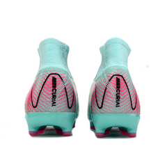 Nike Air Zoom Mercurial Superfly 10 Elite Light Blue and Pink Kids Artificial Ground AG Football Boot