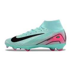 Nike Air Zoom Mercurial Superfly 10 Elite Light Blue and Pink Pack Kids Firm Ground FG Football Boot