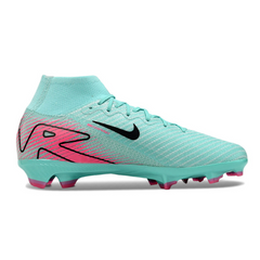 Nike Air Zoom Mercurial Superfly 10 Elite Light Blue and Pink Pack Kids Firm Ground FG Football Boot