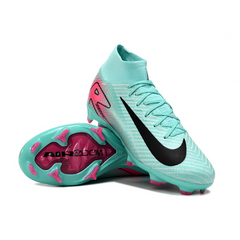 Nike Air Zoom Mercurial Superfly 10 Elite Light Blue and Pink Pack Kids Firm Ground FG Football Boot