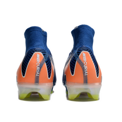 Nike Air Zoom Mercurial Superfly 10 Elite Blue and Orange Kids Firm Ground FG Football Boot