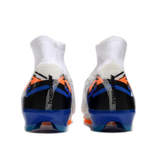 Nike Air Zoom Mercurial Superfly 10 Elite White and Blue Kids Firm Ground FG Football Boot