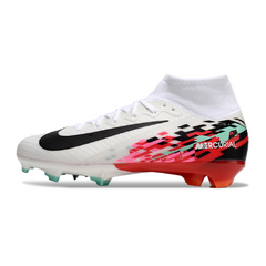Nike Air Zoom Mercurial Superfly 10 Elite White Red Kids Firm Ground FG Football Boot