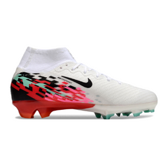 Nike Air Zoom Mercurial Superfly 10 Elite White Red Kids Firm Ground FG Football Boot