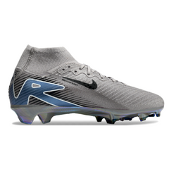 Nike Air Zoom Mercurial Superfly 10 Elite Grey and Black Kids Firm Ground FG Football Boot