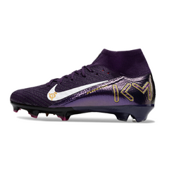 Nike Air Zoom Mercurial Superfly 10 Elite Mbappe Purple Pack Kids Firm Ground FG Football Boot