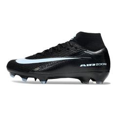 Nike Air Zoom Mercurial Superfly 10 Elite Black and White Kids Firm Ground FG Football Boot