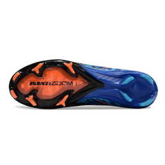 Nike Air Zoom Mercurial Superfly 10 Elite Black, Blue, and Orange Kids Firm Ground FG Football Boot