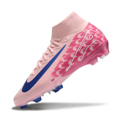 Nike Air Zoom Mercurial Superfly 10 Elite Pink and Blue Kids Firm Ground FG Football Boot