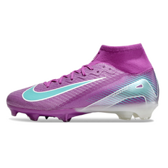 Nike Air Zoom Mercurial Superfly 10 Elite Purple and Blue Kids Firm Ground FG Football Boot