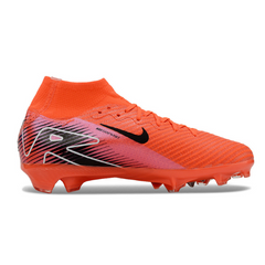 Nike Air Zoom Mercurial Superfly 10 Elite Red and Black Kids Firm Ground FG Football Boot