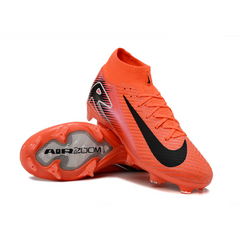 Nike Air Zoom Mercurial Superfly 10 Elite Red and Black Kids Firm Ground FG Football Boot