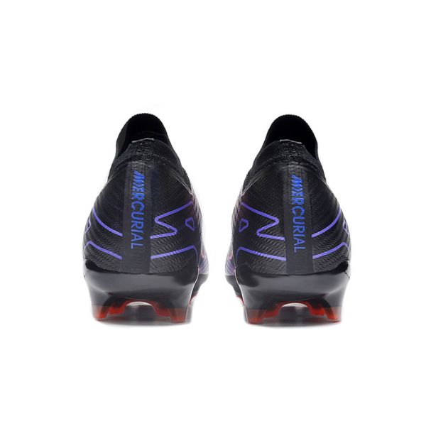 Chuteira Infantil Campo Nike Zoom Mercurial Vapor 15 Elite FG Preta, Rosa e Roxo - VENI Futebol