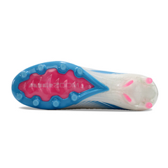 Nike Air Zoom Mercurial Vapor 16 Elite White and Blue Kids Artificial Ground AG Football Boot