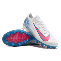 Nike Air Zoom Mercurial Vapor 16 Elite White and Blue Kids Artificial Ground AG Football Boot