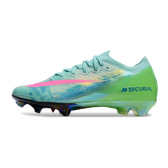 Nike Air Zoom Mercurial Vapor 16 Elite Blue, Green, Pink Kids Firm Ground FG Football Boot