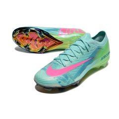 Nike Air Zoom Mercurial Vapor 16 Elite Blue, Green, Pink Kids Firm Ground FG Football Boot