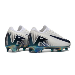 Nike Air Zoom Mercurial Vapor 16 Elite White and Green Kids Firm Ground FG Football Boot