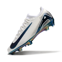 Nike Air Zoom Mercurial Vapor 16 Elite White and Green Kids Firm Ground FG Football Boot