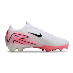 Nike Air Zoom Mercurial Vapor 16 Elite White and Pink Firm Ground FG Football Boot