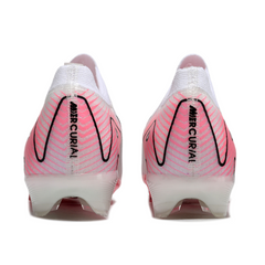 Nike Air Zoom Mercurial Vapor 16 Elite White and Pink Firm Ground FG Football Boot