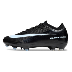 Nike Air Zoom Mercurial Vapor 16 Elite Black and White Kids Firm Ground FG Football Boot