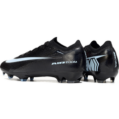 Nike Air Zoom Mercurial Vapor 16 Elite Black and White Kids Firm Ground FG Football Boot