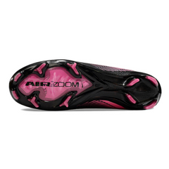 Nike Air Zoom Mercurial Vapor 16 Elite Black and Pink Kids Firm Ground FG Football Boot