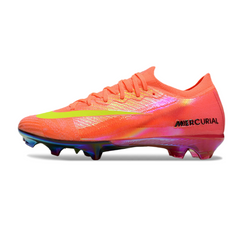 Nike Air Zoom Mercurial Vapor 16 Elite Pink and Yellow Kids Firm Ground FG Football Boot