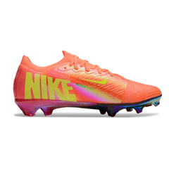 Nike Air Zoom Mercurial Vapor 16 Elite Pink and Yellow Kids Firm Ground FG Football Boot