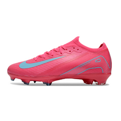 Nike Air Zoom Mercurial Vapor 16 Elite Pink and Blue Kids Firm Ground FG Football Boot