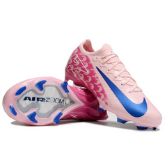 Nike Air Zoom Mercurial Vapor 16 Elite Pink and Blue Kids Firm Ground FG Football Boot