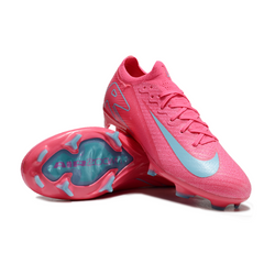 Nike Air Zoom Mercurial Vapor 16 Elite Pink and Blue Kids Firm Ground FG Football Boot