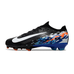 Nike Air Zoom Mercurial Vapor 16 Elite Black, Blue, and Orange Firm Ground FG Football Boot