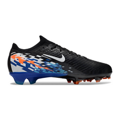 Nike Air Zoom Mercurial Vapor 16 Elite Black, Blue, and Orange Firm Ground FG Football Boot