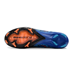 Nike Air Zoom Mercurial Vapor 16 Elite Black, Blue, and Orange Firm Ground FG Football Boot