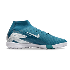 Nike Zoom Mercurial Superfly 10 Elite Aqua Blue Kids Turf TF Football Boot
