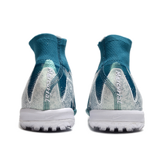 Nike Zoom Mercurial Superfly 10 Elite Aqua Blue Kids Turf TF Football Boot